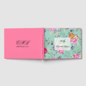 Livre D'or 90e anniversaire Floral Personal Monogramme Annive (Complet)