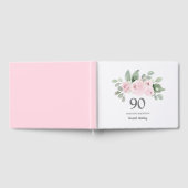 Livre D'or 90e anniversaire Rose florale (Complet)