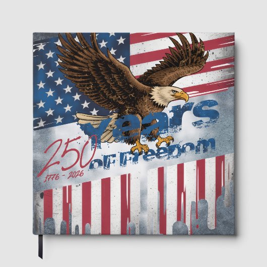 Livre D'or A bold, illustration of an American symbol (Recto)