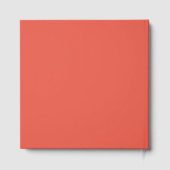 Livre d'or à couverture rigide Fire Opal – Personn (Verso)