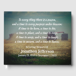 Livre D'or "A Time to Reap" se combine au Mémorial des fermie