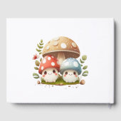 Livre D'or Accueil Baby shower champignons (Verso)