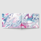 Livre D'or Acrylique liquide rose et bleu (Complet)