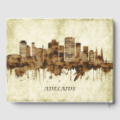 Livre D'or Adelaide Australie Cityscape (Verso)