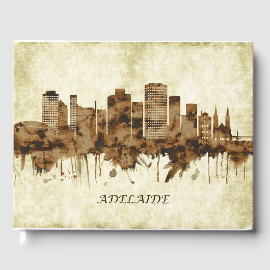 Livre D'or Adelaide Australie Cityscape (Recto)