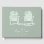 Livre D'or Adirondack Chaises De Plage Mariage Vert Sage (Recto)