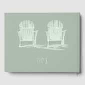Livre D'or Adirondack Chaises De Plage Mariage Vert Sage (Verso)