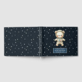 Livre D'or Adorable Teddy Bear Astronaut Baby shower garçon (Complet)