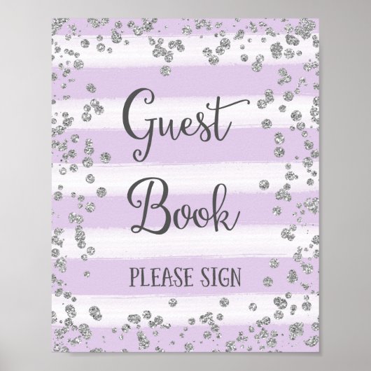 Livre d'or Affiche de mariage Impression (Devant)