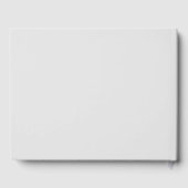 Livre D'or Agate Bleu sarcelle Moderne Gris Argent Script (Verso)