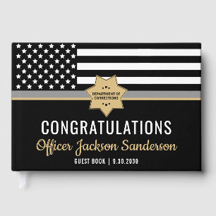 Livre D'or Agent correctionnel Fin Silver Line Retraite