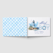 Livre D'or Ahoy It’s a Boy Nautical Baby shower Guest Book (Complet)