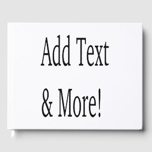 Livre D'or Ajouter du texte et plus ! Customisez votre propre
