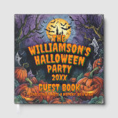 Livre D'or Ajouter un nom Année Halloween (Recto)
