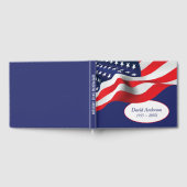 Livre D'or American Flag for Veteran Funeral (Complet)