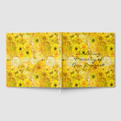 Livre D'or Amitié rose jaune Bouquet Gerbera Daisy (Complet)