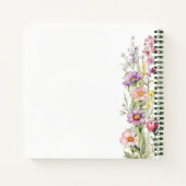 Livre d'or Amour en fleur rose violet Baby shower (Dos)