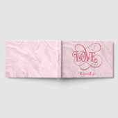 Livre D'or Amour Rose Marbre Élégant Tourbillon (Complet)