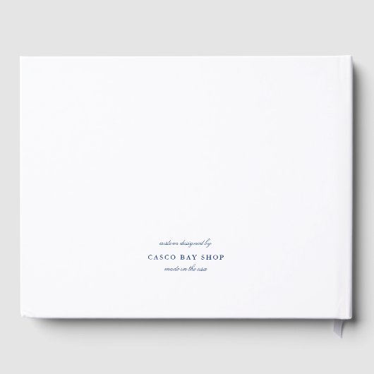 Livre D'or ANCIENNE VERSION Casco Bay Guest Book (Verso)