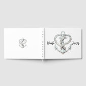 Livre D'or Ancre Coeur Nautique Mariage Côtier (Complet)