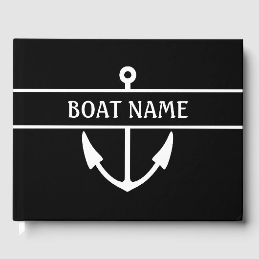 Livre D'or Ancre Nom du bateau (Recto)