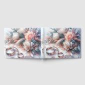 Livre D'or Anneaux et fleurs mariages (Complet)