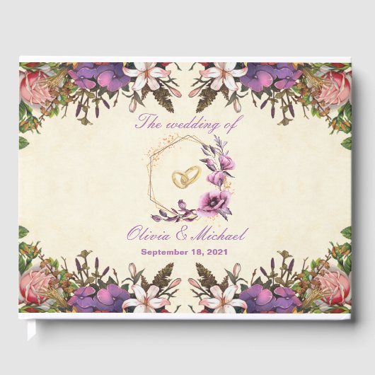 Livre D'or Anneaux floraux (Recto)