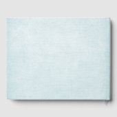 Livre D'or Anneaux mariages et coquillage dans le sable (Verso)