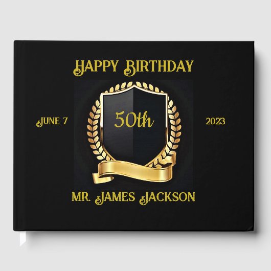 Livre D'or Anniversaire (Recto)