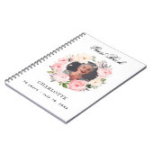 Livre d'or anniversaire blanc photo florales budge (Côté gauche)