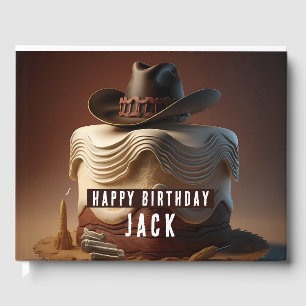 Livre D'or Anniversaire de Cowboy