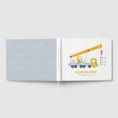 Livre D'or Anniversaire de enfant du véhicule de construction (Complet)