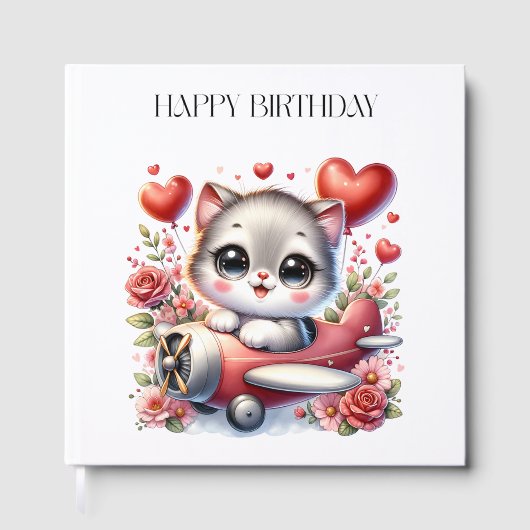 Livre D'or Anniversaire de Kitten Pilot (Recto)