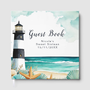 Livre D'or Anniversaire des seize ans thème phare nautique