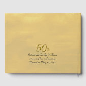 Livre D'or Anniversaire d'or de Lovebirds (Verso)