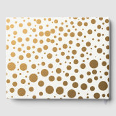 Livre D'or Anniversaire du Mariage d'or Confetti (Verso)