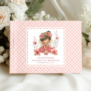 Livre d'or Anniversaire Fille Fée Mignonne Rose Pa