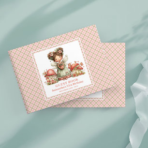 Livre d'or Anniversaire Fille Fée Rose Adorable