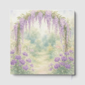 Livre D'or Anniversaire mariage Arc de la Wisteria dans un ja (Verso)