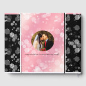 Livre D'or Anniversaire Mariage élégant du 2e Rose Quartz (Verso)