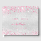 Livre D'or Anniversaire rose argent (Recto)