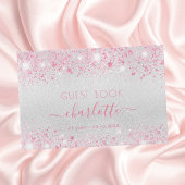 Livre D'or Anniversaire rose argent