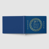 Livre D'or Anniversaire Royal Blue Gold Circle (Complet)