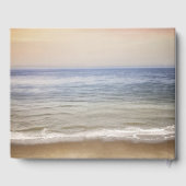 Livre D'or Aquarelle Ancre Fleurs Nautiques (Verso)