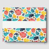 Livre D'or Aquarelle bleu naturel Jaune Mariage de tournesols (Verso)