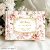 Livre d'or Aquarelle Boho Blush Gold