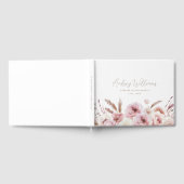 Livre D'or Aquarelle, Bouquet de fleurs, Beige (Complet)