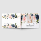 Livre D'or Aquarelle couleur rose marine (Complet)