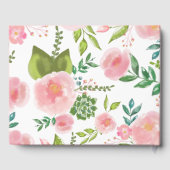 Livre D'or Aquarelle dans la mémoire aimante | Mémorial funér (Verso)