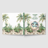 Livre D'or Aquarelle Dinosaure Hatching Bientôt Baby shower B (Complet)